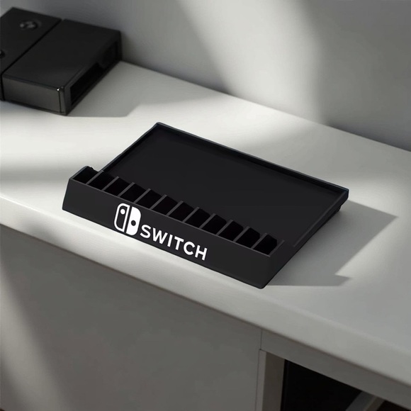 Brand New Switch Game Cartridge Stand Holder Organizer White Black Red - Picture 3 of 7